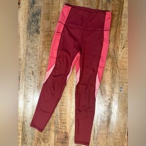 Ideology Color Block Side Pocket Leggings Size XS